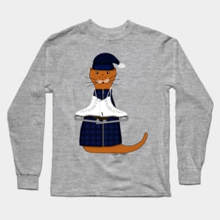 Oliver The Otter Skates Long Sleeve T-Shirt